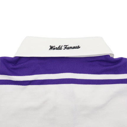 Supreme  Nike Stripe Rugby Purple