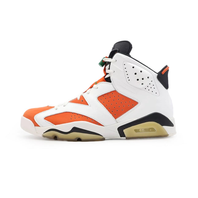 384664-145 Nike Air Jordan 6 Retro Gatorade Like Mike White Team Orange (Men's)