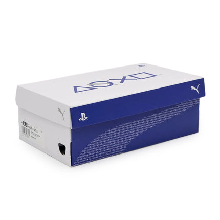 396246-01 PlayStation Puma Suede Glacial Gray New Navy (Men's)