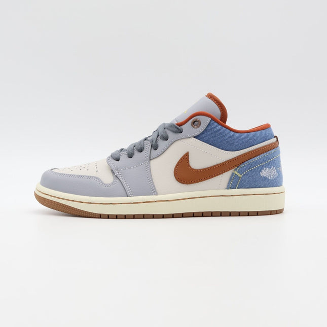 FZ5045-091 Nike Air Jordan 1 Low Phantom Coconut Milk Amber Brown (Women's)