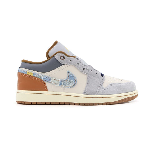 FZ5042-041 Nike Air Jordan 1 Low SE Phantom Amber Brown Star Blue Denim (Men's)