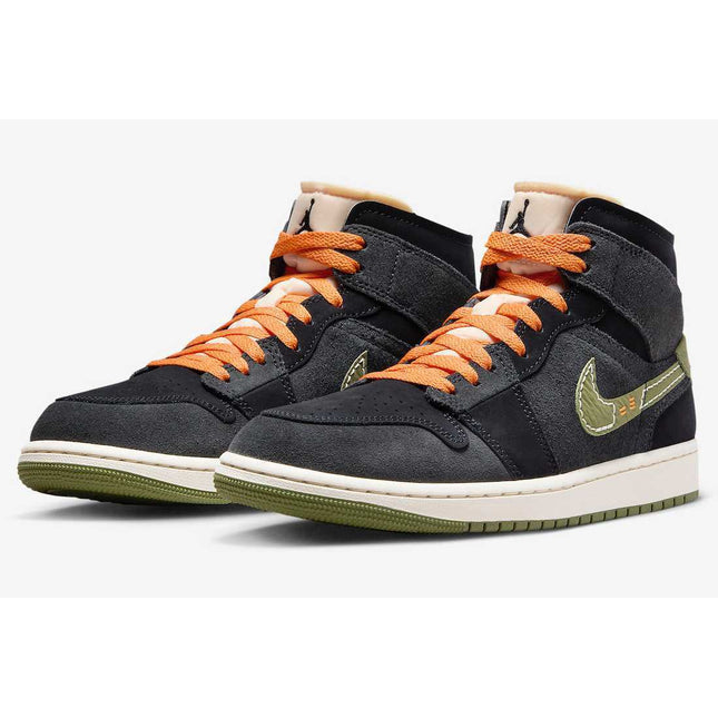 FD6817-003 Nike Air Jordan 1 Mid SE Craft Anthracite Light Olive (Men's)