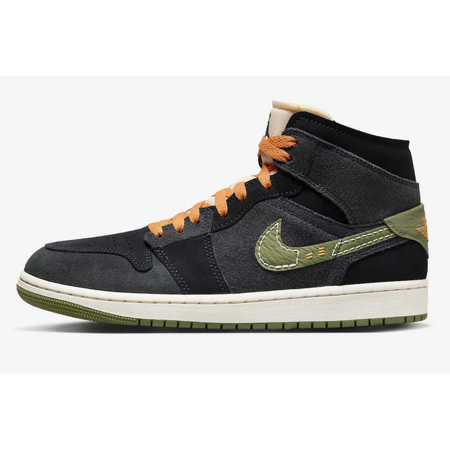 FD6817-003 Nike Air Jordan 1 Mid SE Craft Anthracite Light Olive (Men's)