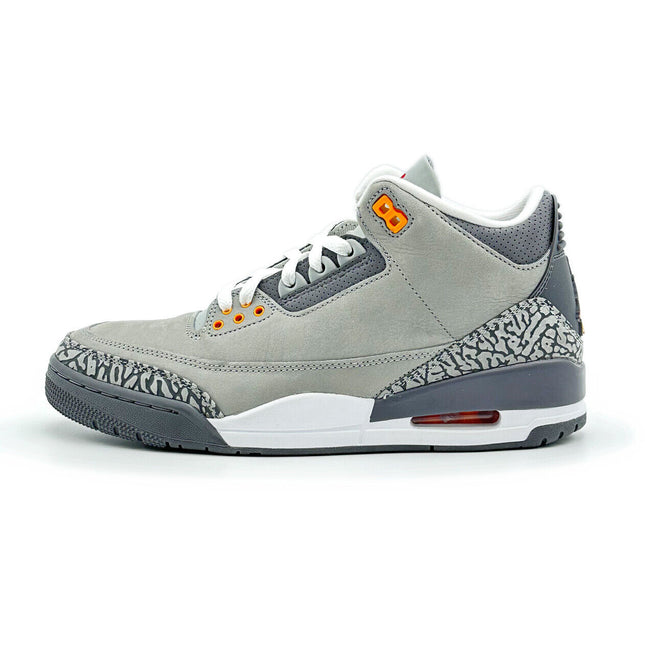 CT8532-012 Nike Air Jordan 3 Retro Cool Grey Silver Light Graphite Orange Peel