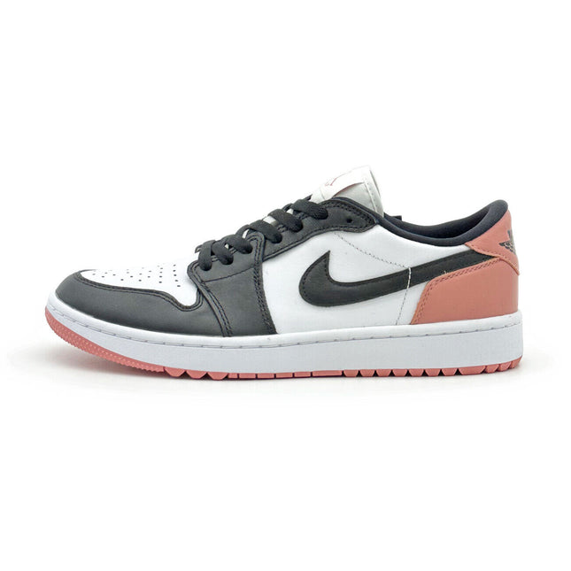 DD9315-106 Nike Air Jordan 1 Low Golf Rust Pink Black White Beige Rose (Men's)