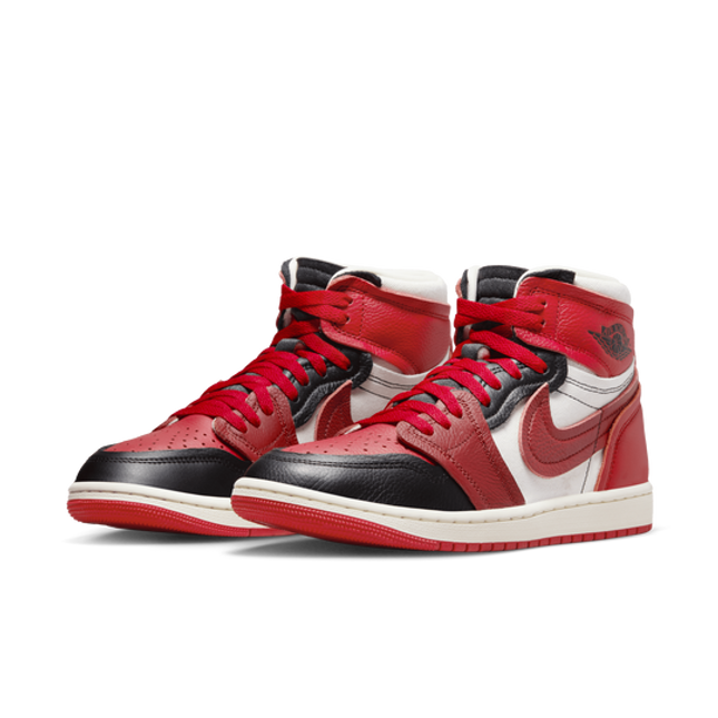 FB9891-600 Nike Air Jordan 1 High MM Sport Red Black Sail Dune Red (Women's)