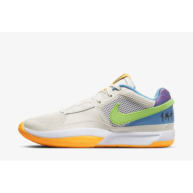 DR8785-001 Nike Ja 1 Hunger Phantom Action Green Grape White Laser Orange Blue
