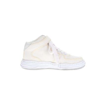 A07FW703-white Maison MIHARA YASUHIRO WAYNE Original Sole Canvas Hi Cut (Men's)