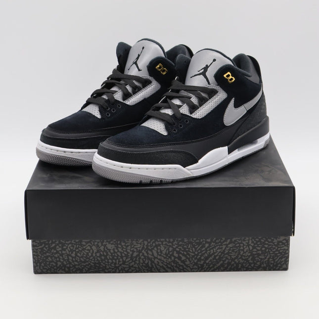 CK4348-007 Nike Jordan 3 Retro Tinker SP Black Cement Gold Grey Metallic (Men's)