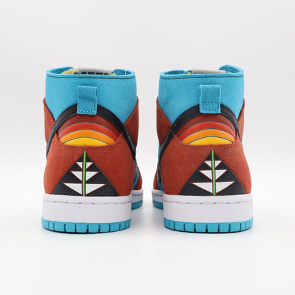 FQ1775-400 Di�forr Greenwood Nike SB Dunk High Decon QS Turquoise Blue (Men's)