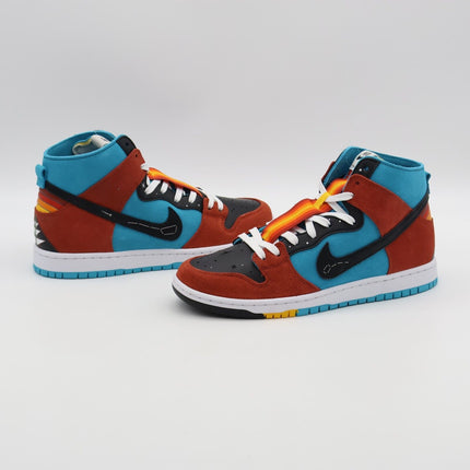 FQ1775-400 Di�forr Greenwood Nike SB Dunk High Decon QS Turquoise Blue (Men's)