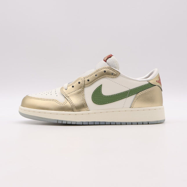 FQ6593-100 Nike GS Air Jordan 1 Low OG Chinese New Year Year of the Dragon