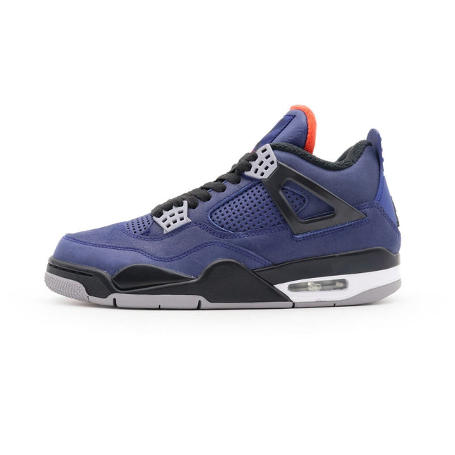 CQ9597-401 Nike Air Jordan 4 Retro Winterized Loyal Blue White Black (Men's)