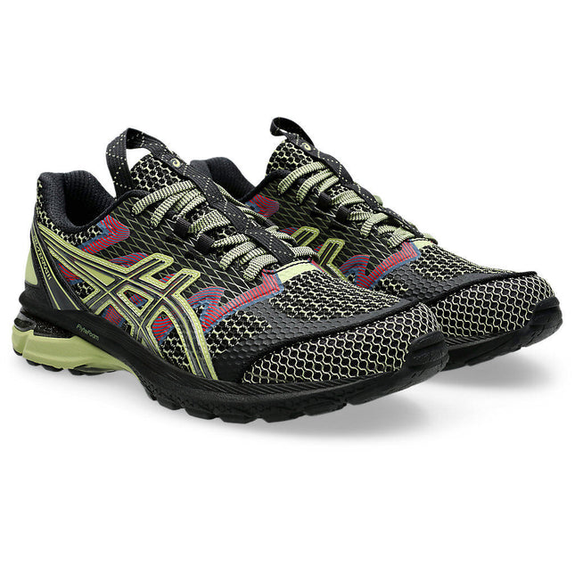 1203A394-001 Asics US4-S Gel-Terrain Black Neon Lime (Men's)