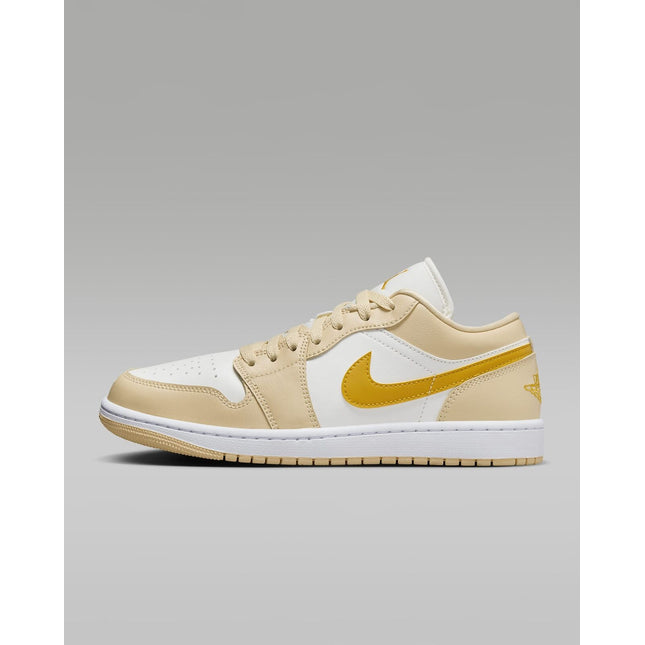 DC0774-170 Nike Air Jordan 1 Low Sail Pale Vanilla White Yellow Ocher (Women's)