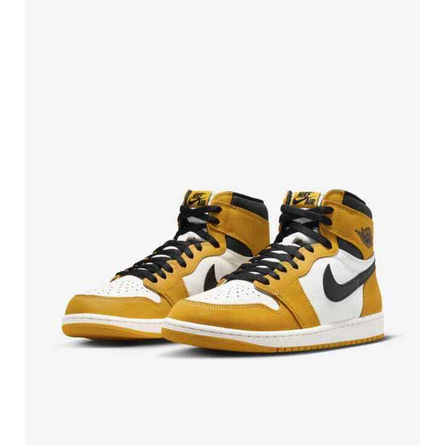 DZ5485-701 Nike Air Jordan 1 Retro High OG Yellow Ochre (Men's)