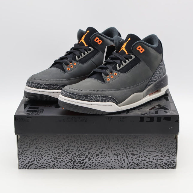 CT8532-080 Nike Air Jordan 3 Retro Fear Night Stadium Total Orange Black (Men's)