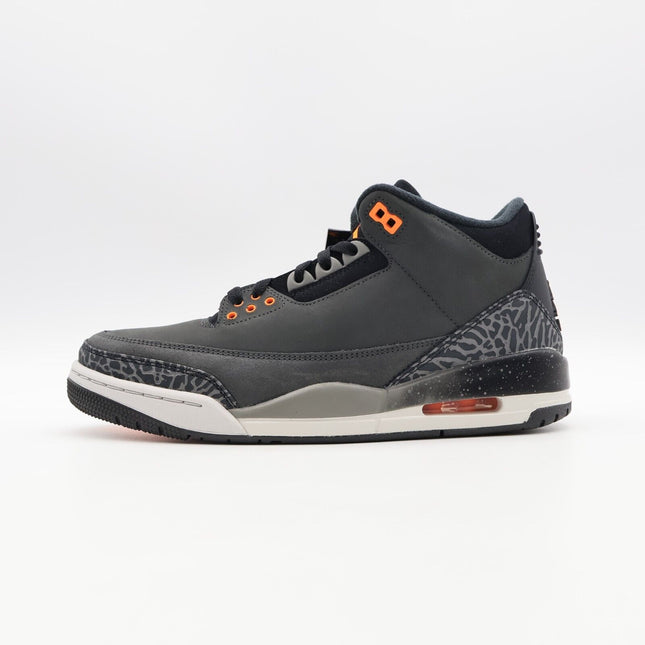 CT8532-080 Nike Air Jordan 3 Retro Fear Night Stadium Total Orange Black (Men's)