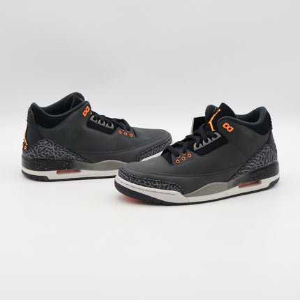 CT8532-080 Nike Air Jordan 3 Retro Fear Night Stadium Total Orange Black (Men's)