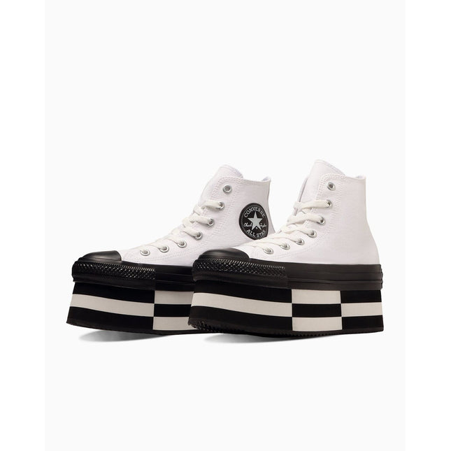 31312750 Converse All Star Chunkyblock Hi White Black (Women's)