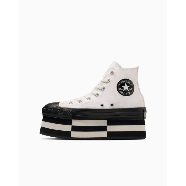 31312750 Converse All Star Chunkyblock Hi White Black (Women's)