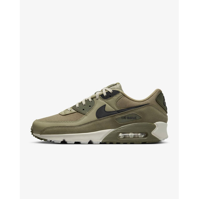 FB9657-200 Nike Air Max 90 Neutral Medium Olive Light Bone Black (Men's)