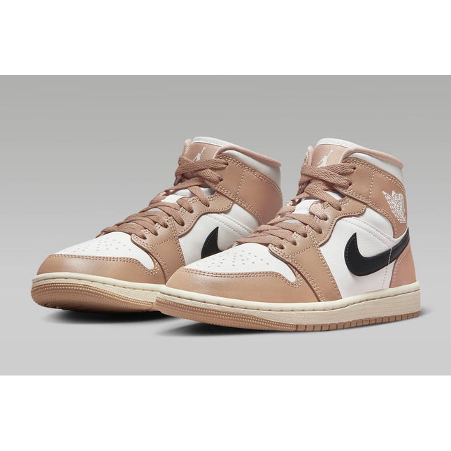BQ6472-103 Nike Air Jordan 1 Mid Desert (Women's)