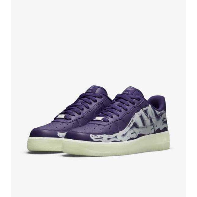 CU8067-500 Nike Air Force 1 Purple Skeleton (Men's)