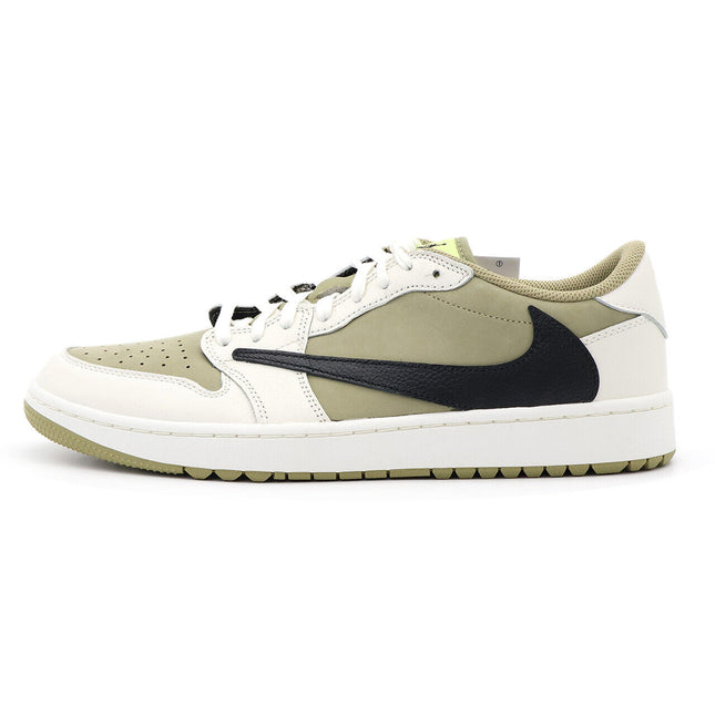 FZ3124-200 Travis Scott Nike Air Jordan 1 Low Golf NRG Neutral Olive (Men's)