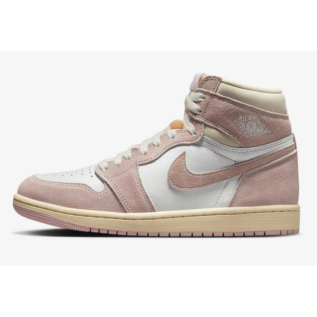FD2596-600 Nike WMNS Air Jordan 1 Retro High OG Washed Pink Beige White Ivory