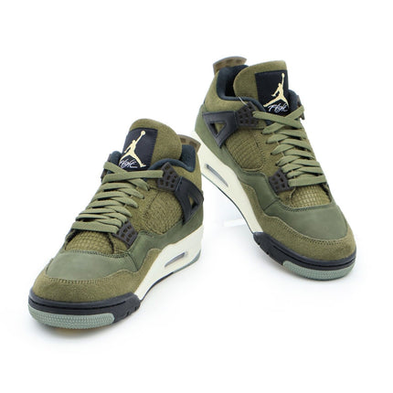 FB9927-200 Nike Air Jordan 4 Retro SE Craft Medium Olive Khaki Black (Men's)