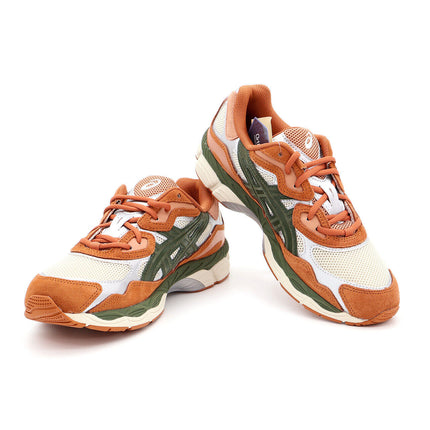 1201A789-251 Asics Gel-NYC Oatmeal Forest Khaki Moss Green Orange Silver (Men's)
