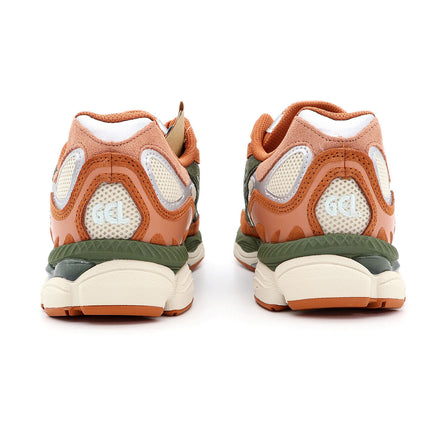 1201A789-251 Asics Gel-NYC Oatmeal Forest Khaki Moss Green Orange Silver (Men's)