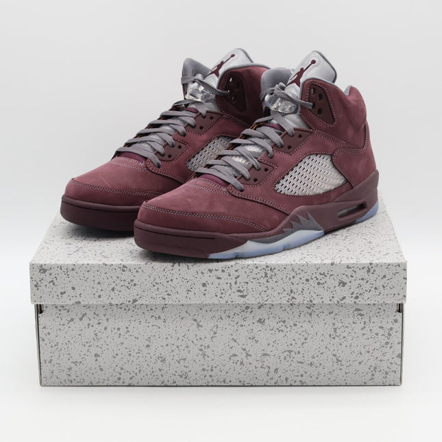 DZ4131-600 Nike Air Jordan 5 Retro Deep Burgundy Light Graphite Silver (Men's)