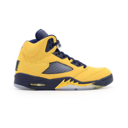 CQ9541-704 Nike Air Jordan 5 Retro SP Michigan Amarillo College Navy (Men's)