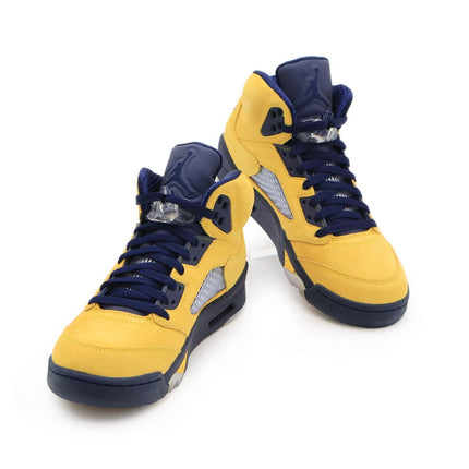 CQ9541-704 Nike Air Jordan 5 Retro SP Michigan Amarillo College Navy (Men's)