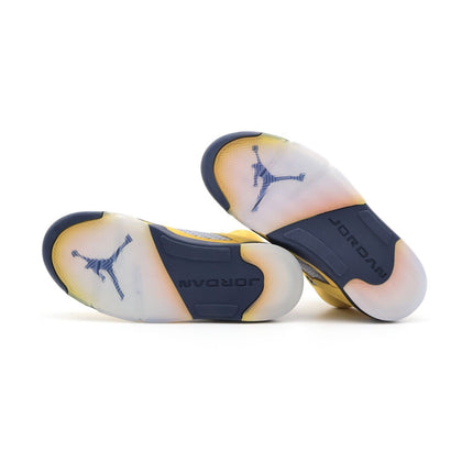 CQ9541-704 Nike Air Jordan 5 Retro SP Michigan Amarillo College Navy (Men's)