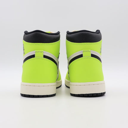 555088-702 Nike Air Jordan 1 High OG Volt Visionaire Vivid Yellow Black (Men's)