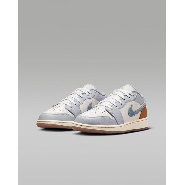 FZ5046-041 Nike GS Air Jordan 1 Low SE Phantom Coconut Milk Amber Brown