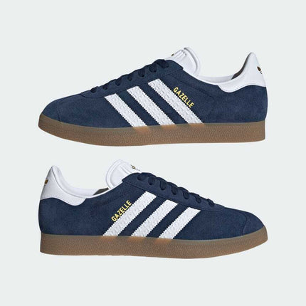 JH6197 adidas Originals Gazelle Night Indigo Footwear White Gum (Men's)