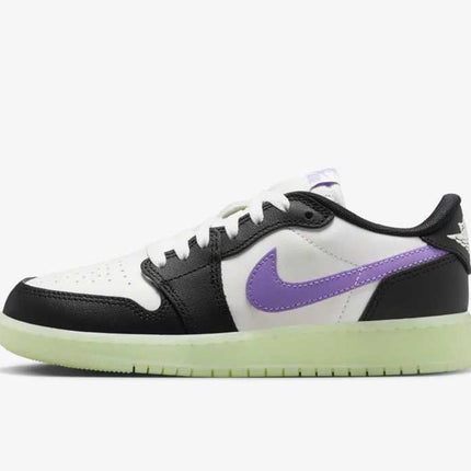 HF0410-001 Nike GS Air Jordan 1 Low OG Black Raspberry (Men's)