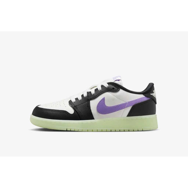 HF0410-001 Nike GS Air Jordan 1 Low OG Black Raspberry (Men's)