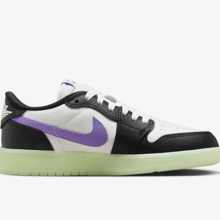 HF0410-001 Nike GS Air Jordan 1 Low OG Black Raspberry (Men's)