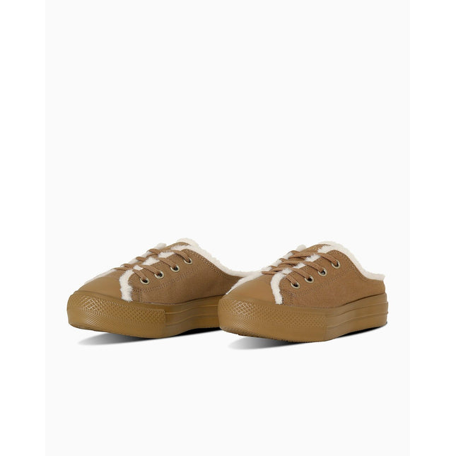 31313420 Converse Women's All Star Light PLTS Boa Mule OX Tobacco Brown (Women's