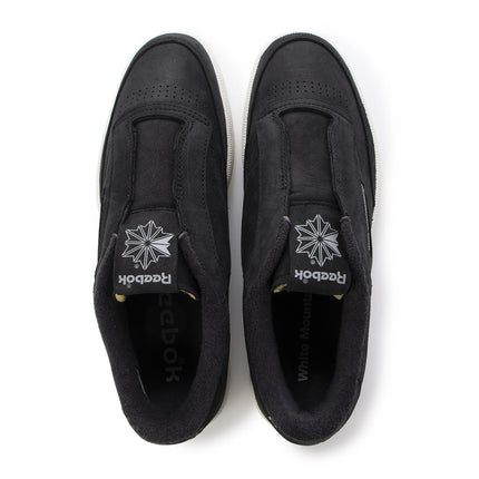 100218233 White Mountaineering Reebok Club C 85 Black Chalk Grey (Men's)