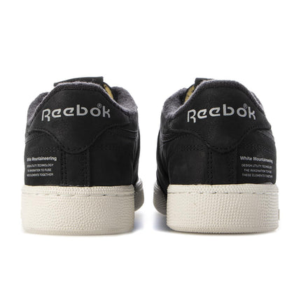 100218233 White Mountaineering Reebok Club C 85 Black Chalk Grey (Men's)
