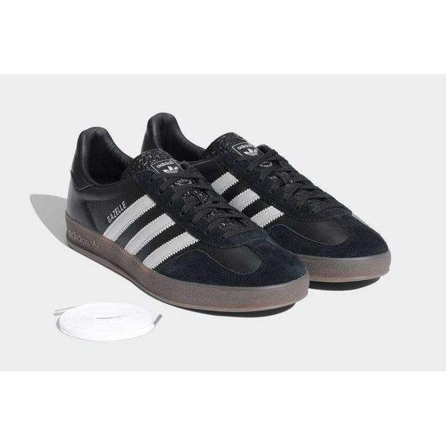 JH8837 adidas Gazelle Indoor Core Black Matt Silver Gum (Men's)