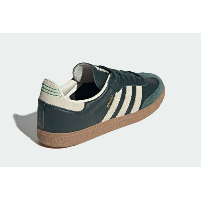 ID1483 adidas Originals Samba OG Shadow Green Cream White Gold Metallic (Men's)