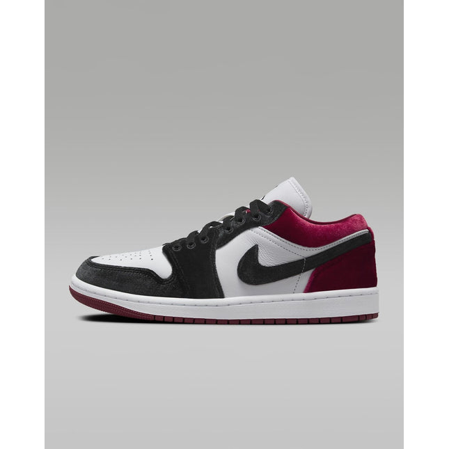 FZ3242-001 Nike Air Jordan 1 Low SE Velvet Red Black (Men's)