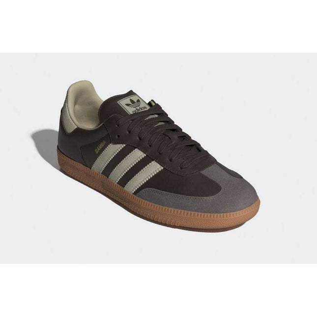 ID1481 adidas Originals Samba OG Brown Putty Grey Gold Metallic (Men's)